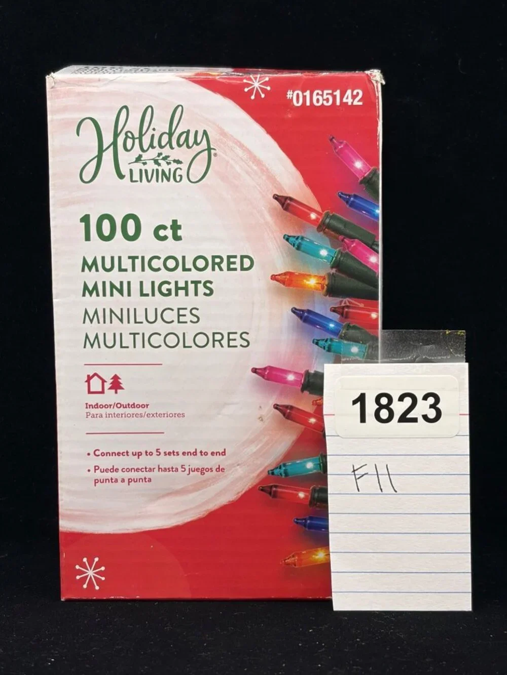 Holiday Living 100 Multi Color Mini Lights Indoor Outdoor Christmas NWB
